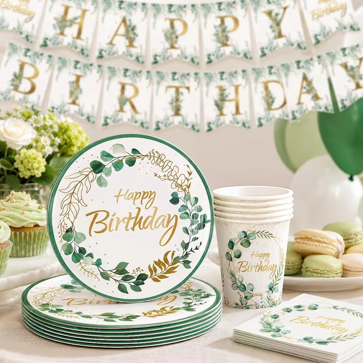 Set Dekorasi Pesta Ulang Tahun - Eucalyptus Preserved ulasan dan harga