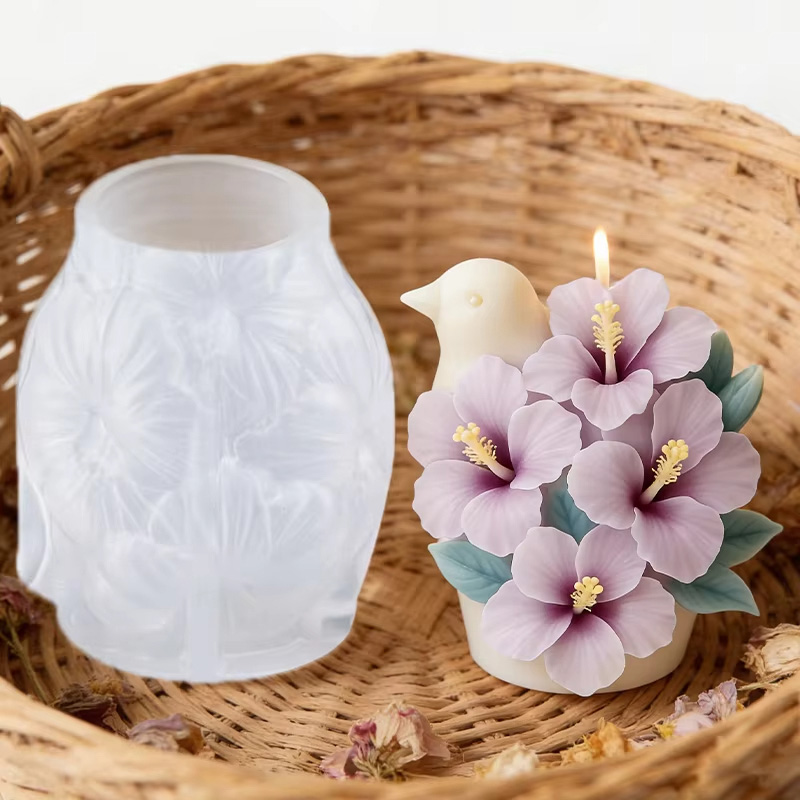 Cetakan Lilin Silikon 3D Bentu - Florist Supply Vases ulasan dan harga